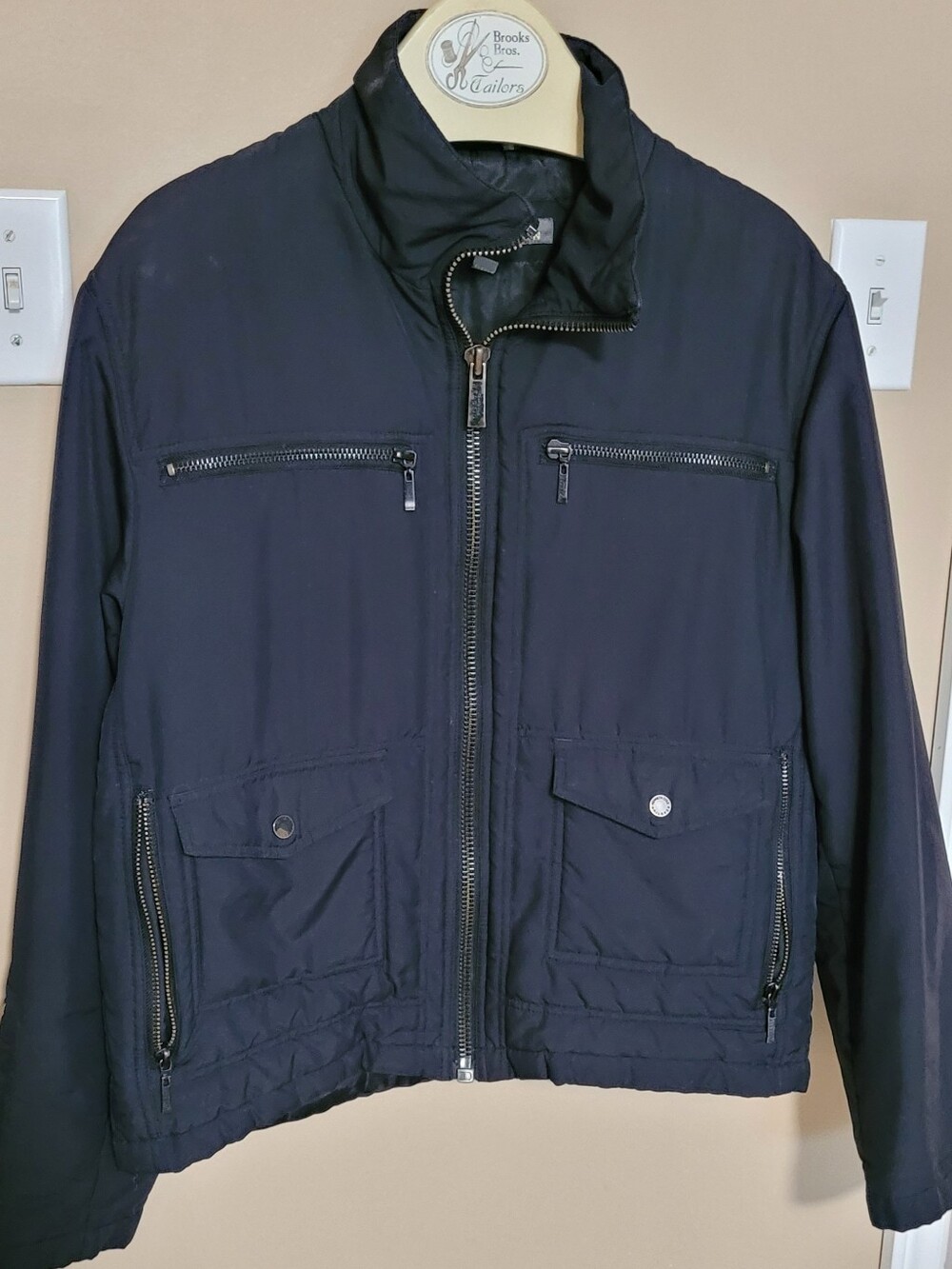 Kenneth Cole Reaction Zip-Front Lightweight Jacket